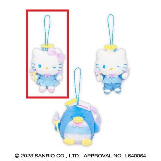 【サンリオ】【Aハローキティ】サンリオキャラクターズ ロマンティックエンジェルマスコット1