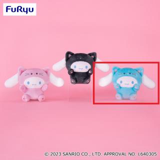 【サンリオ】【Aブルー】シナモロール にゃんころりんぬいぐるみ～シナモロール～