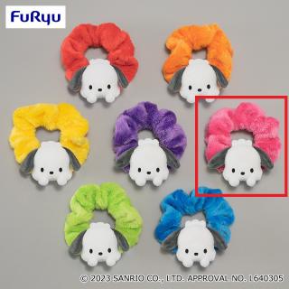 【サンリオ】【Eピンク】ポチャッコ ぴょこきゅんカラフルシュシュ～ポチャッコ～