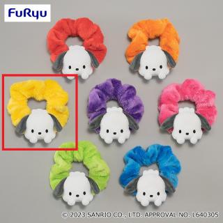 【サンリオ】【Cイエロー】ポチャッコ ぴょこきゅんカラフルシュシュ～ポチャッコ～