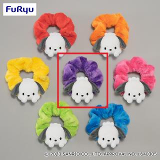 【サンリオ】【Dパープル】ポチャッコ ぴょこきゅんカラフルシュシュ～ポチャッコ～