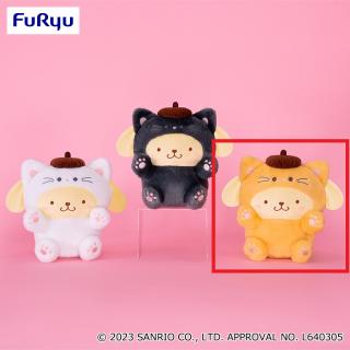 【サンリオ】【Cオレンジ】ポムポムプリン にゃんころりんぬいぐるみ～ポムポムプリン～