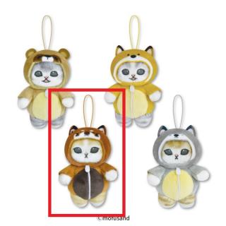 【mofusand】【Aレッサーパンダ】mofusand あったかパジャマにゃんマスコットぬいぐるみ