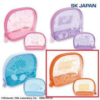 【星のカービィ】【Dオレンジ】星のカービィ フロッキープリントポーチ