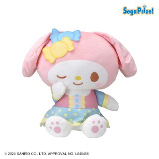 【サンリオ】【Aマイメロディ】ゆるかわ　サンリオキャラクターズ　Lぬいぐるみ“マイメロディ・クロミ”　MAGICAL CANDY