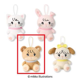 【mikkoシリーズ】【Bラテ】mikko characters マスコットぬいぐるみ