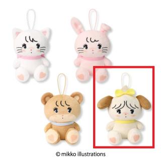 【mikkoシリーズ】【Dスフレ】mikko characters マスコットぬいぐるみ