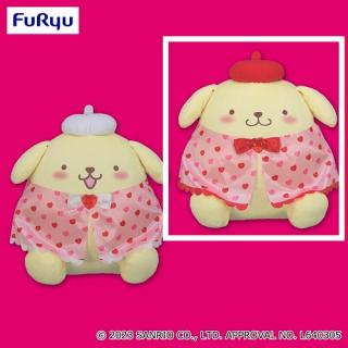 【Bレッド】ポムポムプリン ピンクハートBIGぬいぐるみ
