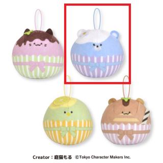 【ねこもどき】【Cブルー】ねこもどき プチマスコットぬいぐるみ～カップケーキ～