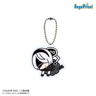 【NieRシリーズ】【A:2B】TVアニメ「NieR:Automata Ver1.1a」　UFOつままれ　アクリルキーチェーン