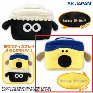 【ひつじのショーン】【Bベビーピッツァー】ひつじのショーンBSぬいぐるみバニティポーチ