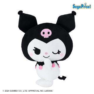 【サンリオ】【クロミ】ゆるかわ　サンリオキャラクターズ　スーパーラージぬいぐるみ“クロミ”　ふり向きポーズ