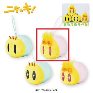 【ニャッキ】【Bピンクちゃん(ノーマル)】ニャッキ！ 重なるぬいぐるみマスコット8