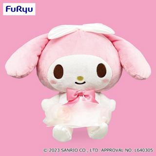 【サンリオ】マイメロディ ホワイトフラワーインドレスBIGぬいぐるみ