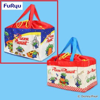 【ディズニー】【Aピザ(持ち手レッド)】エイリアン 【FDM】ピザ・プラネット大きなバッグ