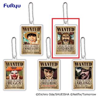 【ワンピース】【Bロジャー】Netflix オリジナル実写ドラマシリーズ「ONE PIECE」 手配書アクリルキーホルダー