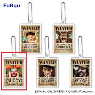 【ワンピース】【Cバギー】Netflix オリジナル実写ドラマシリーズ「ONE PIECE」 手配書アクリルキーホルダー