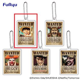 【ワンピース】【Aルフィ】Netflix オリジナル実写ドラマシリーズ「ONE PIECE」 手配書アクリルキーホルダー
