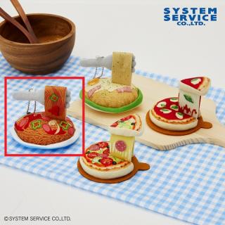 【FANS】【Aナポリタン】FANS ボールチェーン付き できたてピザパスタぬいぐるみ