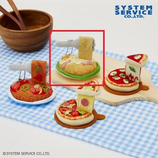 【FANS】【Bカルボナーラ】FANS ボールチェーン付き できたてピザパスタぬいぐるみ