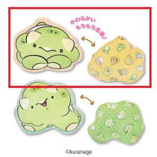 【恐竜はじめました】【Aオレンジ】恐竜はじめました　ダイカットクッション