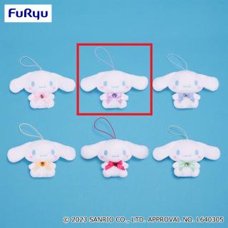 【サンリオ】【Bパープル】シナモロール ビジューハートマスコット～シナモロール～