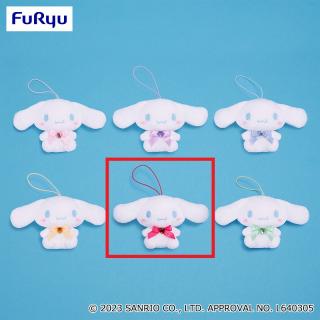 【サンリオ】【Eレッド】シナモロール ビジューハートマスコット～シナモロール～