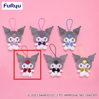【サンリオ】【Dレッド】クロミ カラフルベロアリボンマスコット