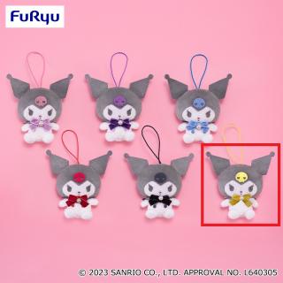 【サンリオ】【Fイエロー】クロミ カラフルベロアリボンマスコット
