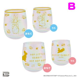 【ピーターラビット】【Bガーデン柄】ピーターラビット　オーロラグラス2Pセット