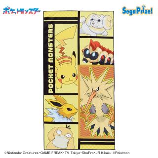 【ポケットモンスター】【Bイエロー】ポケットモンスター　[PM]バスタオル　カラーコレクション　～レッド&イエロー～