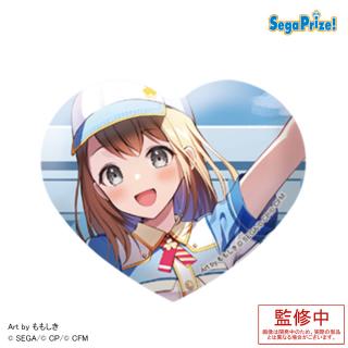 【プロジェクトセカイ】【F花里みのり】プロジェクトセカイカラフルステージ！feat.初音ミク キラキラビッグハート型缶バッジ“ミュージックビデオ”Vol.5
