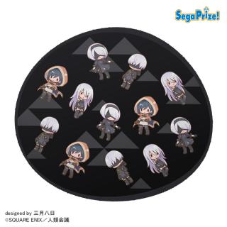 【NieRシリーズ】【Aブラック】TVアニメ「NieR:Automata Ver1.1a」　ふわぷち　[PtZ]もっちりクッション