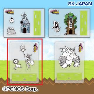 【にゃんこ大戦争】【Bネコヴァルキリー&ネコライオン】にゃんこ大戦争アクリルスタンドセット3～日本編西表島～
