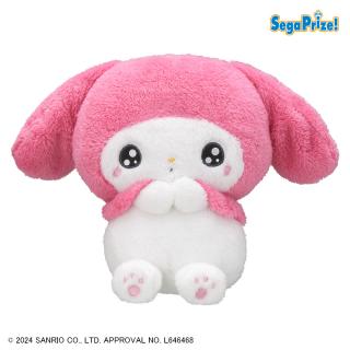 【サンリオ】【Aマイメロディ】ゆるかわサンリオキャラクターズ きゅるぽて Mぬいぐるみ “マイメロディ・マイスウィートピアノ”