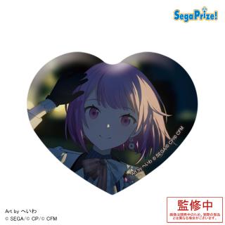 【プロジェクトセカイ】【B鳳えむ】プロジェクトセカイカラフルステージ！feat.初音ミク　キラキラビッグハート型缶バッジ“ミュージックビデオ”Vol.6