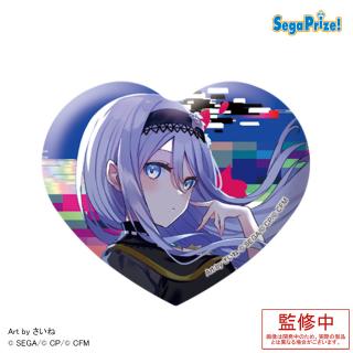 【プロジェクトセカイ】【F宵崎奏】プロジェクトセカイカラフルステージ！feat.初音ミク　キラキラビッグハート型缶バッジ“ミュージックビデオ”Vol.6