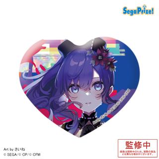 【プロジェクトセカイ】【G朝比奈まふゆ】プロジェクトセカイカラフルステージ！feat.初音ミク　キラキラビッグハート型缶バッジ“ミュージックビデオ”Vol.6