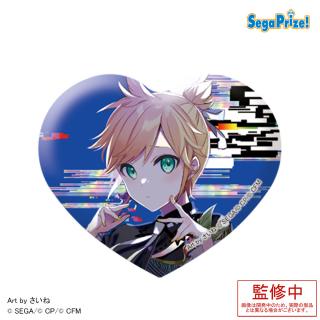 【プロジェクトセカイ】【J誰もいないセカイの鏡音レン】プロジェクトセカイカラフルステージ！feat.初音ミク　キラキラビッグハート型缶バッジ“ミュージックビデオ”Vol.6
