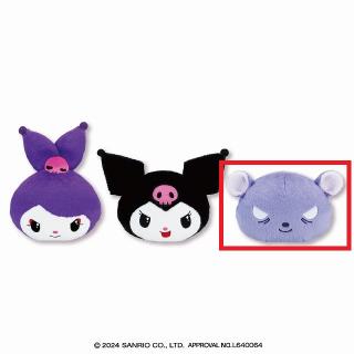 【サンリオ】【Cバク】KUROMI’S PRETTY JOURNEY 顔デカクッション 1