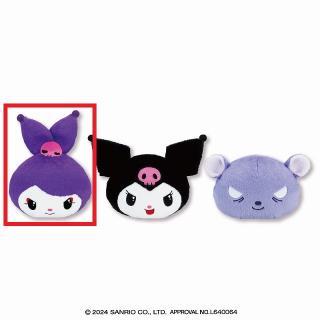 【サンリオ】【Aロミナ】KUROMI’S PRETTY JOURNEY 顔デカクッション 1