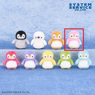 【FANS】【Dピーチ】FANS ボールチェーン付きカラフルペンギンぬいぐるみ