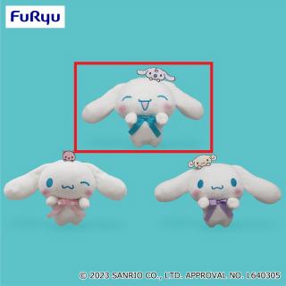 【Bみるく(リボンブルー)】シナモロール なかよくひっかけぬいぐるみ
