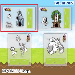 【にゃんこ大戦争】【Aネコモヒカン&ネコ島】にゃんこ大戦争アクリルスタンドセット3～日本編西表島～