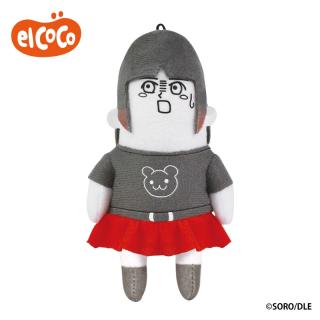 【そろ谷のアニメっち】【B音ちゃん】そろ谷のアニメっち　ぬいぐるみマスコットキーホルダー