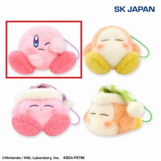 【星のカービィ】【Aカービィ(うとうと)】星のカービィ羊毛フェルト風すやすやminiぬいぐるみ