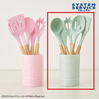 【すみっコぐらし】【Bブルー】すみっコぐらし あつまるんです ケース付きキッチンツールセット