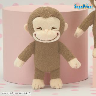 【おさるのジョージ】【B目閉じ】おさるのジョージ　赤いほっぺ　マスコット