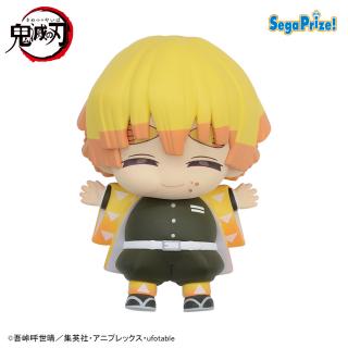 【鬼滅の刃】【B我妻善逸】「鬼滅の刃」　まんぷくごちそうさマスコット　ミニフィギュアVol.1(EX）