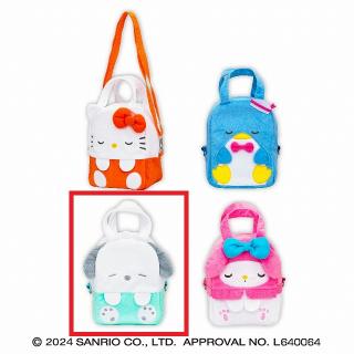 【サンリオ】【Cポチャッコ】サンリオキャラクターズ おひるね2-WAYふわふわバッグ